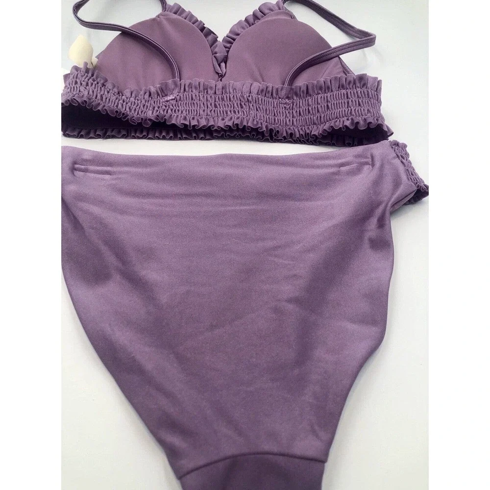 Chelsea & Violet Bathing Suit Girl’s 16 Purple Two-Piece‎ Swim Suit Bikini NWT
